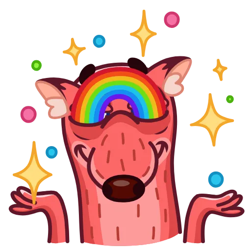 🌈 Стикер «Foxy Comrade» для Telegram