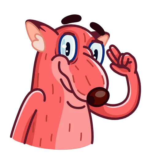 🖐 Стикер «Foxy Comrade» для Telegram