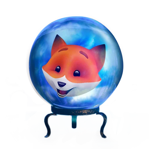 🔮 Стикер «Фоксі» для Telegram
