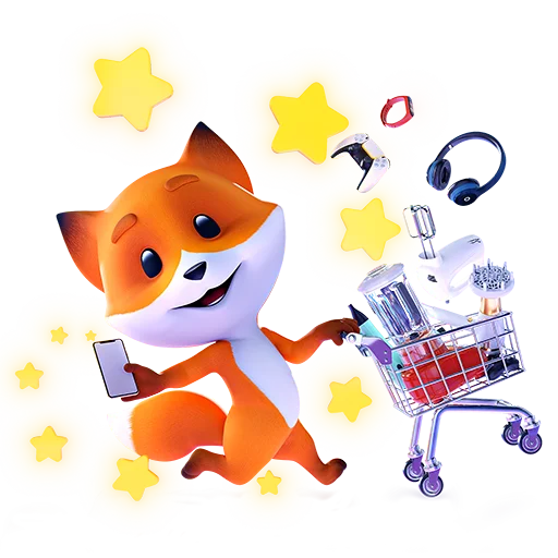 🛒 Стикер «Фоксі» для Telegram