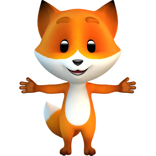 👐 Стикер «Фоксі» для Telegram