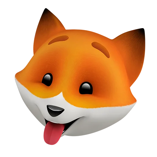 😛 Стикер «Фоксі» для Telegram