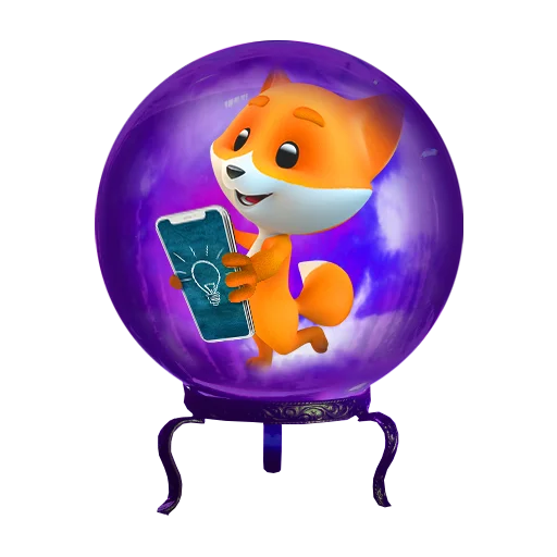 🔮 Стикер «Фоксі» для Telegram