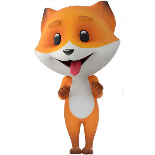 🤗 Стикер «Фоксі» для Telegram