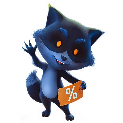 🐈‍⬛ Стикер «Фоксі» для Telegram
