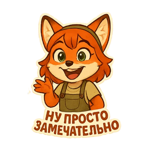 😃 Стикер «Фокси Жу» для Telegram