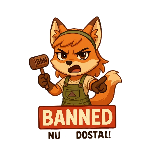 ⛔ Стикер «Фокси Жу» для Telegram