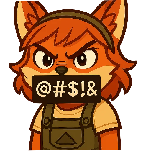 😡 Стикер «Фокси Жу» для Telegram