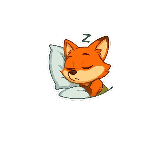 💤 Стикер «Фокси Жу» для Telegram