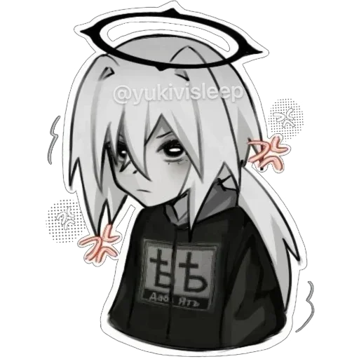 💢 Стикер «fragileyukivi sleep» для Telegram