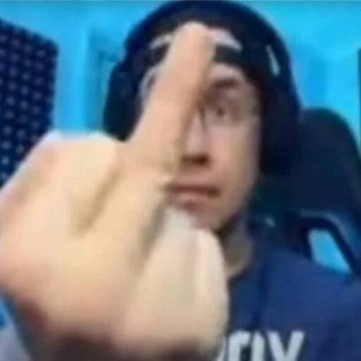 🖕 Стикер «что-то между 89 и фрик» для Telegram