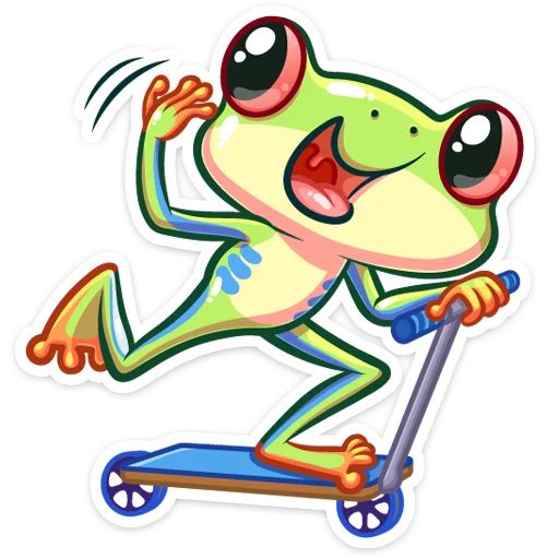 🛴 Стикер «Фредди» для Telegram