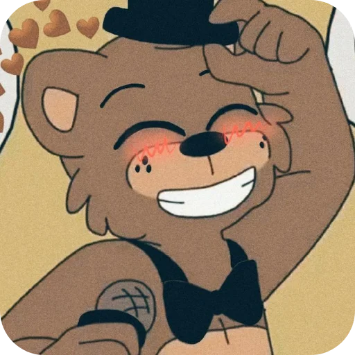 ☺ Стикер «Freddy fazbear» для Telegram