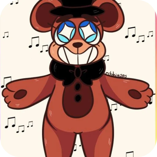 😇 Стикер «Freddy fazbear» для Telegram