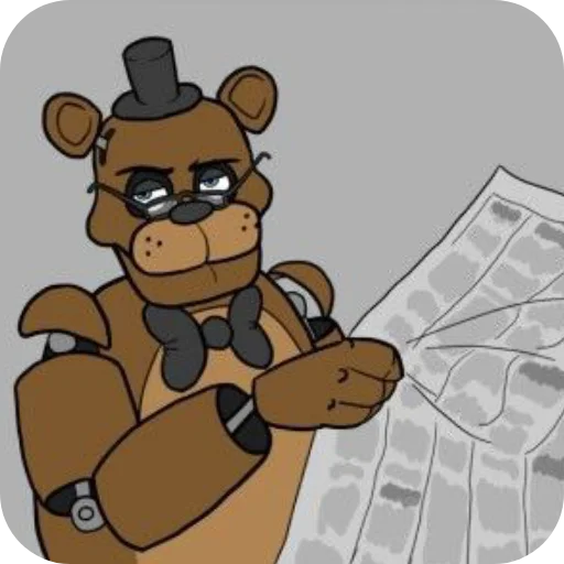 🫤 Стикер «Freddy fazbear» для Telegram