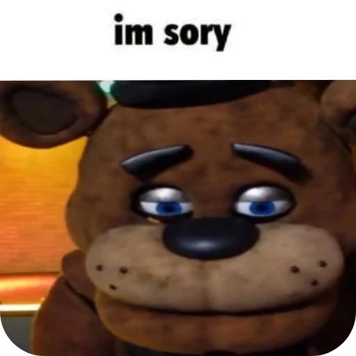 😔 Стикер «Freddy fazbear» для Telegram