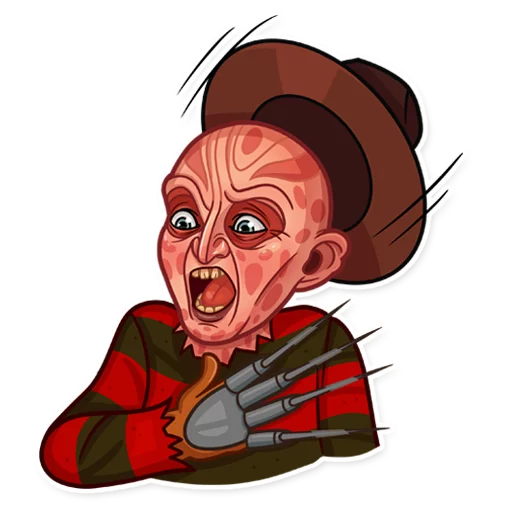 😨 Стикер «Freddy Krueger» для Telegram