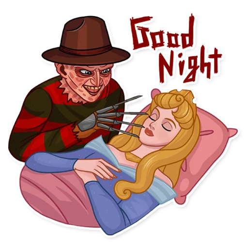 😴 Стикер «Freddy Krueger» для Telegram