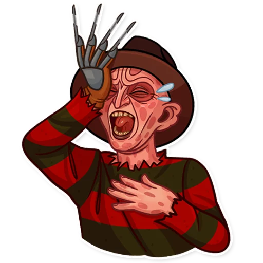 Стикерпак Freddy Krueger для Telegram