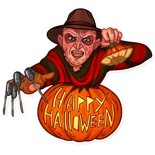 🎃 Стикер «Freddy Krueger» для Telegram
