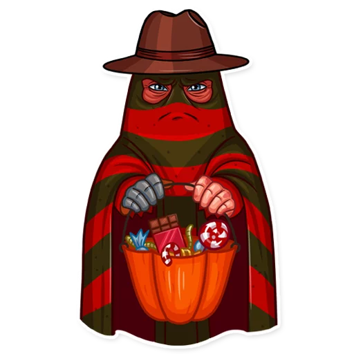 🍭 Стикер «Freddy Krueger» для Telegram