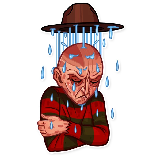 ☹️ Стикер «Freddy Krueger» для Telegram