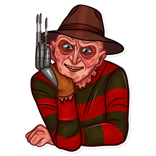 ☺️ Стикер «Freddy Krueger» для Telegram