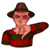 👎 Эмодзи «Фреди Крюгер Freddy Krueger» для Telegram