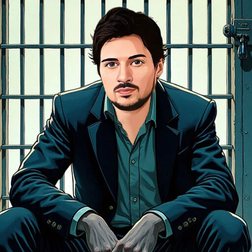 🚔 Стикер «FreeDurov» для Telegram