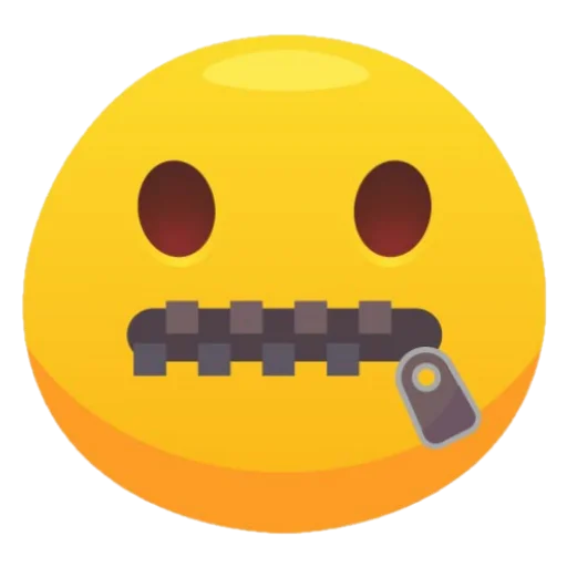 🤐 Стикер «free emoji» для Telegram