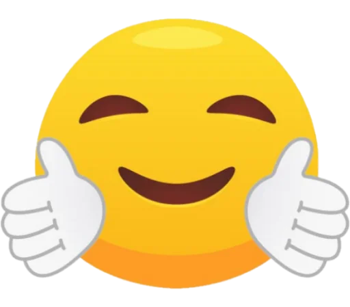 🤗 Стикер «free emoji» для Telegram