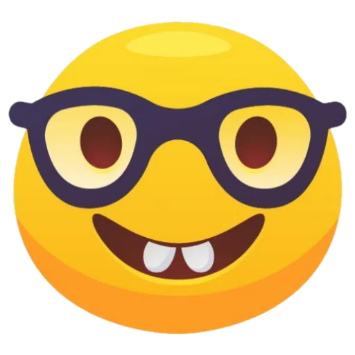 🤓 Стикер «free emoji» для Telegram