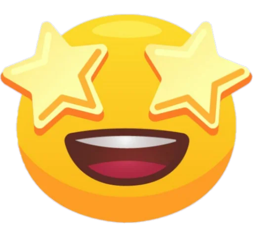 🤩 Стикер «free emoji» для Telegram
