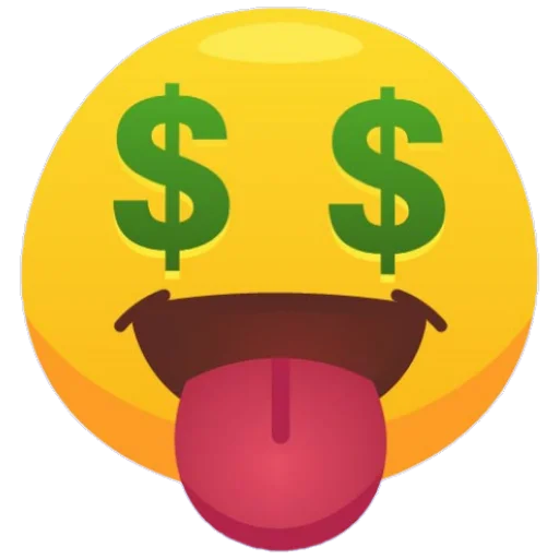 🤑 Стикер «free emoji» для Telegram