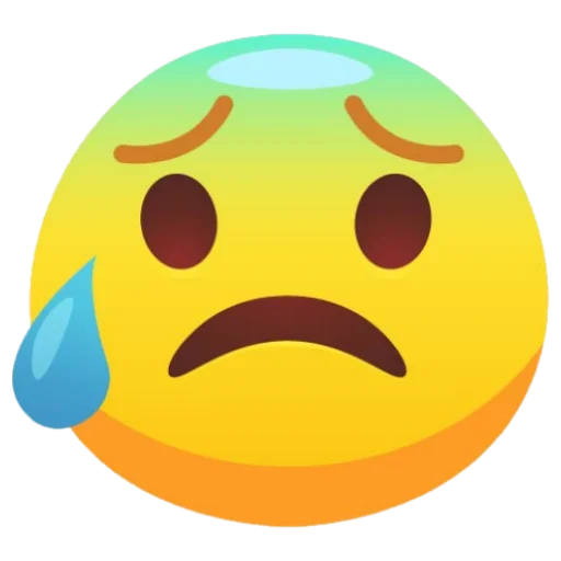 😰 Стикер «free emoji» для Telegram