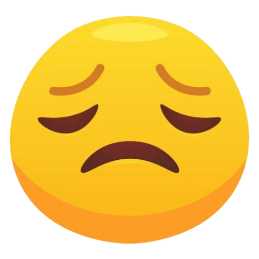 😔 Стикер «free emoji» для Telegram