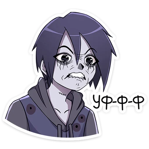 🤤 Стикер «Zombie Zack» для Telegram