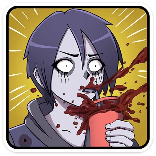 😲 Стикер «Zombie Zack» для Telegram