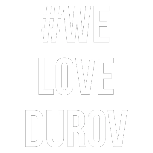 🫥 Стикер «FREEDUROV» для Telegram
