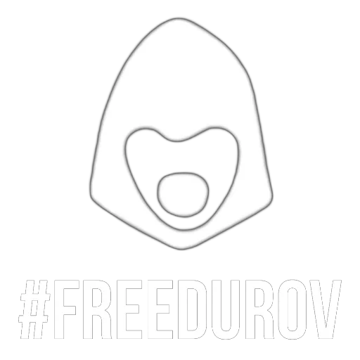 🫥 Стикер «FREEDUROV» для Telegram