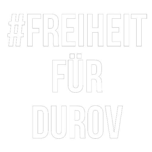 🫥 Стикер «FREEDUROV» для Telegram