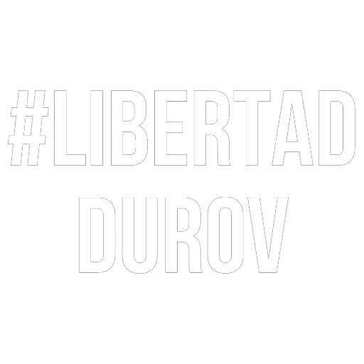 🫥 Стикер «FREEDUROV» для Telegram