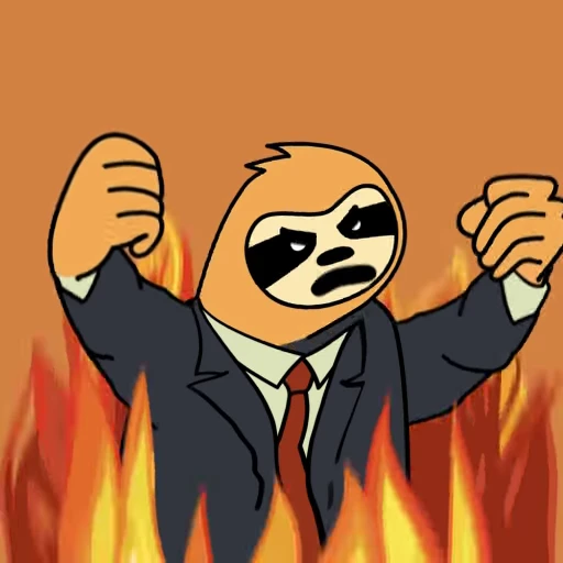 😡 Стикер «Sloth» для Telegram