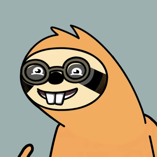 😁 Стикер «Sloth» для Telegram