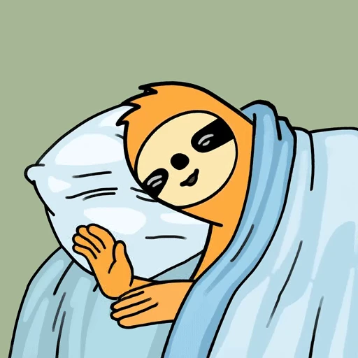 🤗 Стикер «Sloth» для Telegram