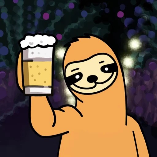 🍺 Стикер «Sloth» для Telegram
