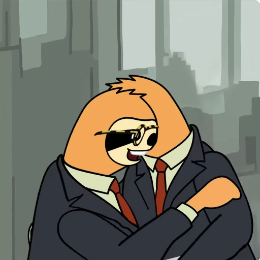 🤗 Стикер «Sloth» для Telegram