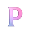 😘 Эмодзи «Фиолетово-розовый градиент» для Telegram