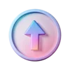 ⬆️ Эмодзи «Фиолетово-розовый градиент» для Telegram