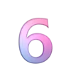 6️⃣ Эмодзи «Фиолетово-розовый градиент» для Telegram